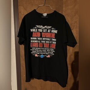 Black Graphic Men's T-Shirt